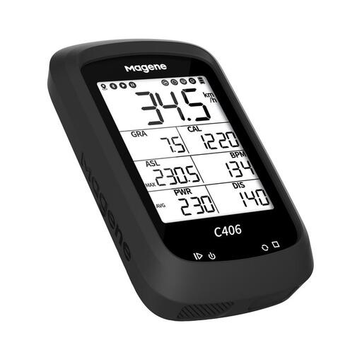 Ciclocomputador GPS Ges Magene com suporte e estojo