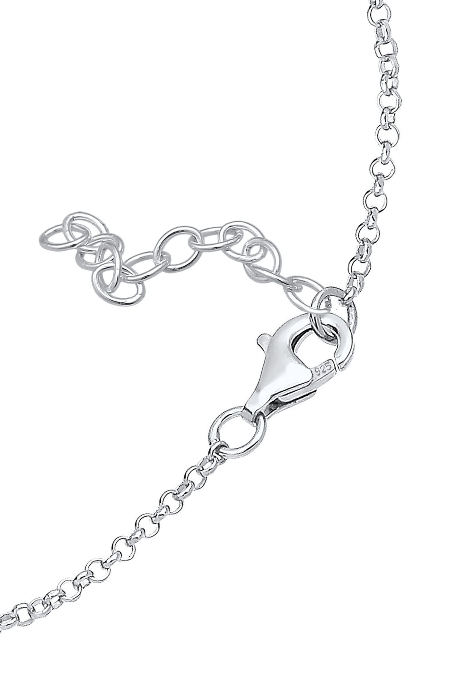 Elli La main de Hamsa Cristal Bracelet Femme - (925/1000) Argent