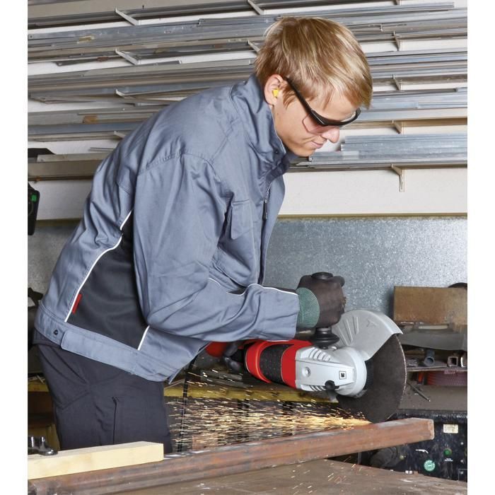 Einhell TE-AG 230 230mm Angle Grinder (2350 W, SoftGrip, Supplied with additional handle, flange wrench, without disc)