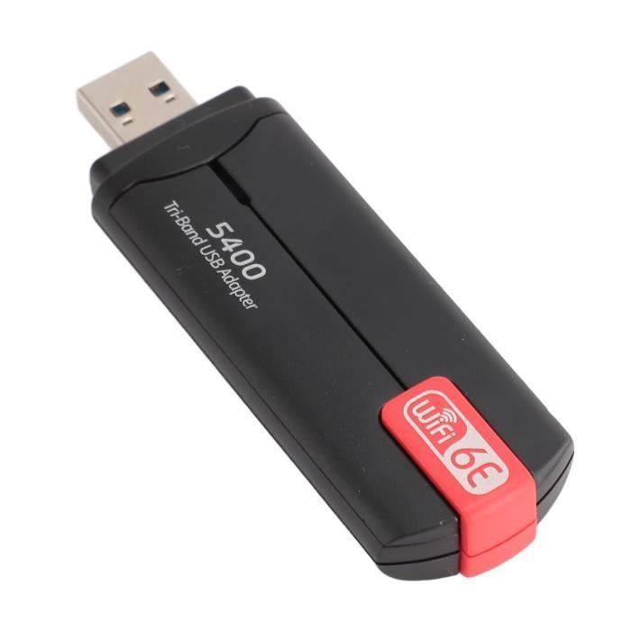 USB WiFi -sovitin 6E Tri-Band 5400Mbps langaton USB-verkkosovitin tietokoneelle