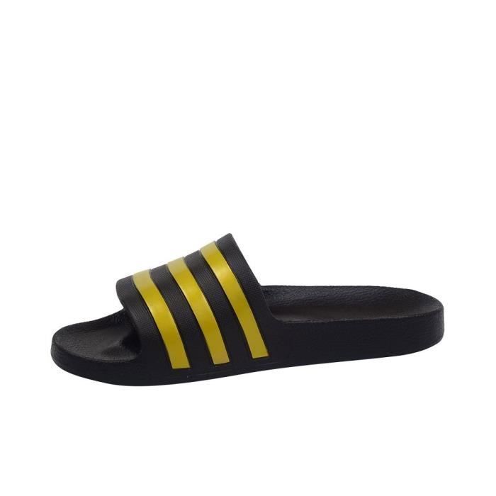 Tongs Homme Adidas Adilette Aqua Noir - Pointure 44 2/3