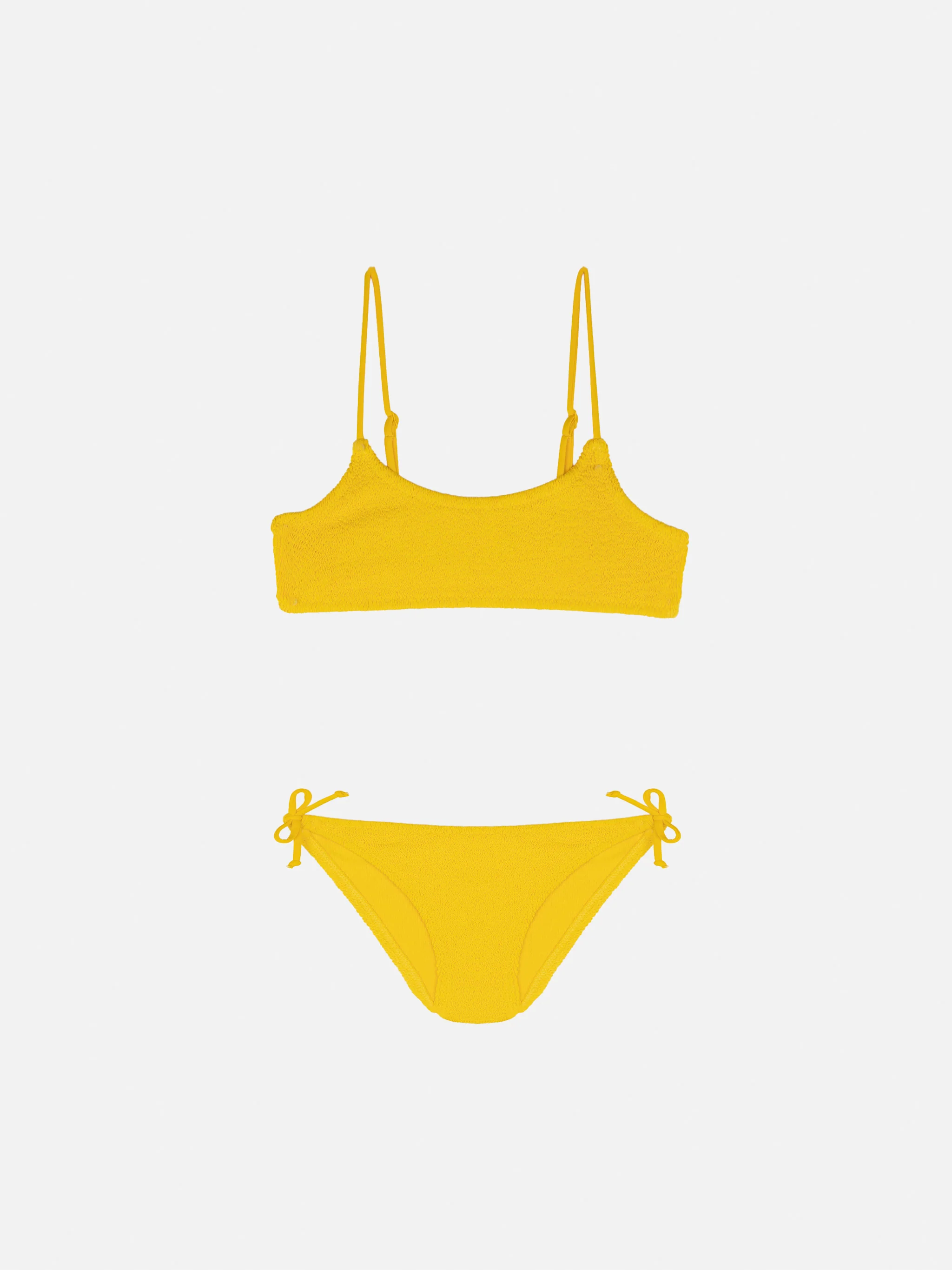 Bikinibralette Jaiden in crinkle giallo