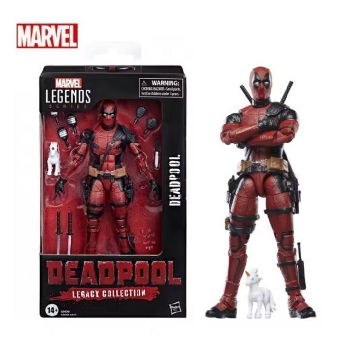 Figurine articulée Deadpool Legends Legacy Collection 15 cm avec accessoires et licorne –