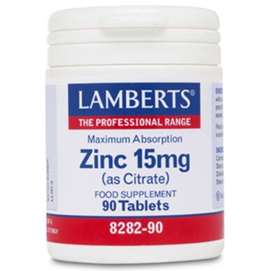 Lamberts Sinkki 15 mg 90 tablettia 90 tablettia