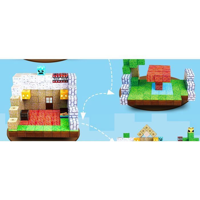 NABAN 3+ Magnetische Bouwblokken Set voor Kinderen, 100 Stuks, Magnetische Kubusblokken