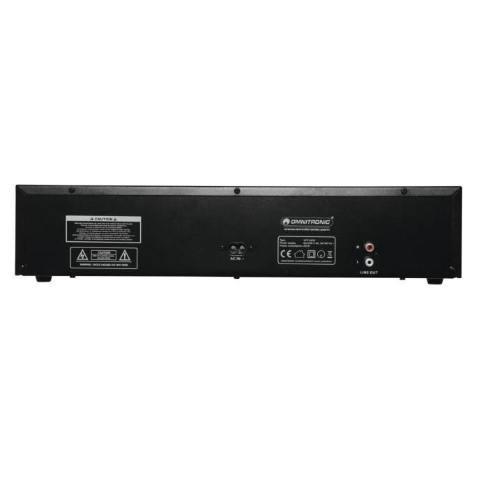 CD Player - OMNITRONIC - XCP-1400 - Black - 1 drive - 19