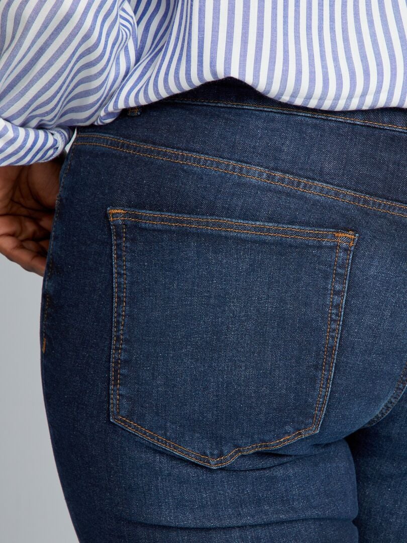 Calça jeans regular de 5 bolsos tamanho L30 - AZUL