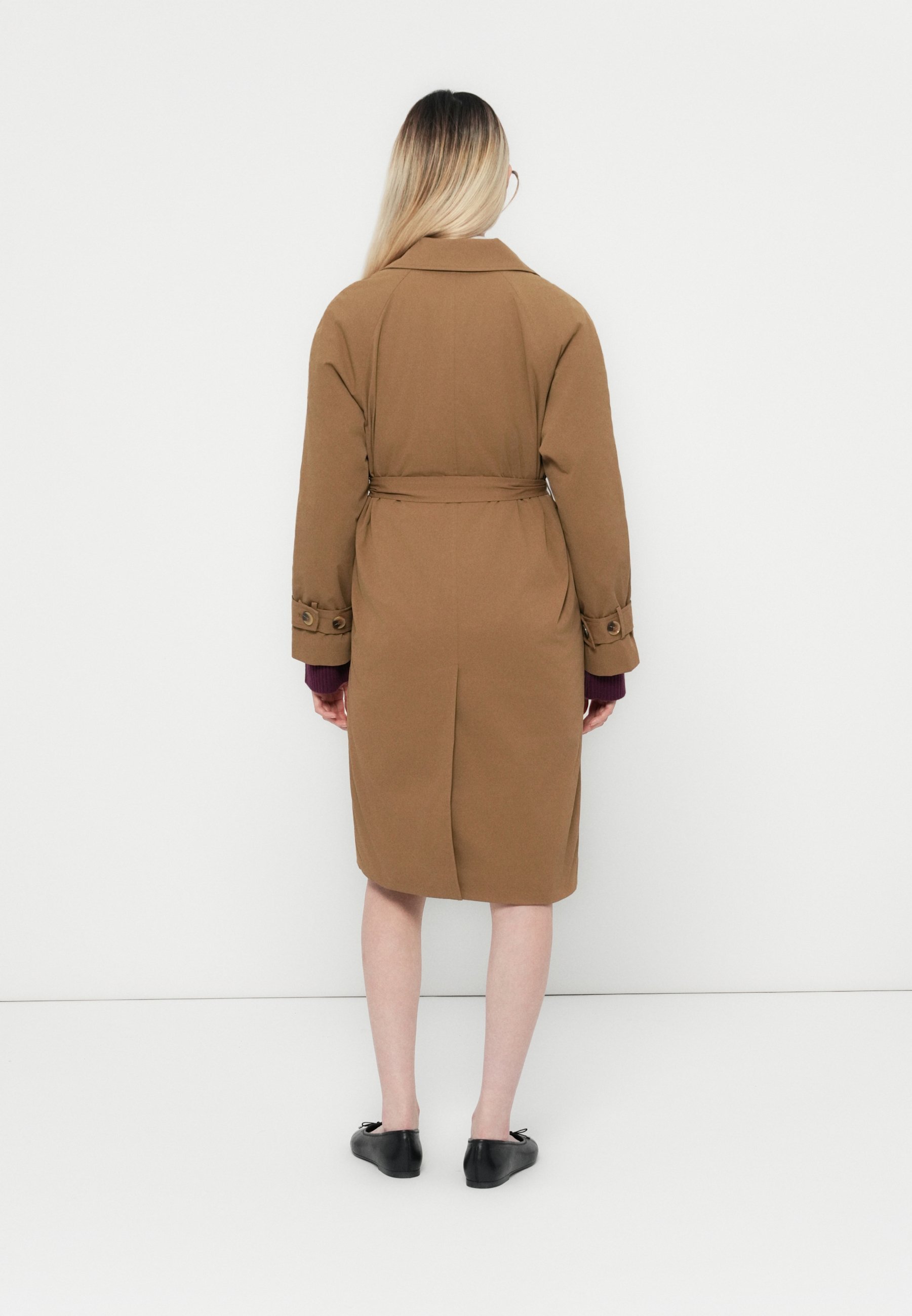 ONLY ONLORCHID LIFE QUILT LONG - Trenchcoat - otter