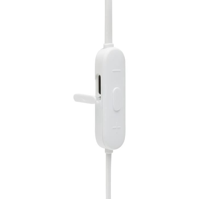 Auriculares inalámbricos JBL Tune 125BT - Intraurales - Sonido Pure Bass - Bluetooth 5.0 - 16 horas de autonomía - Blanco