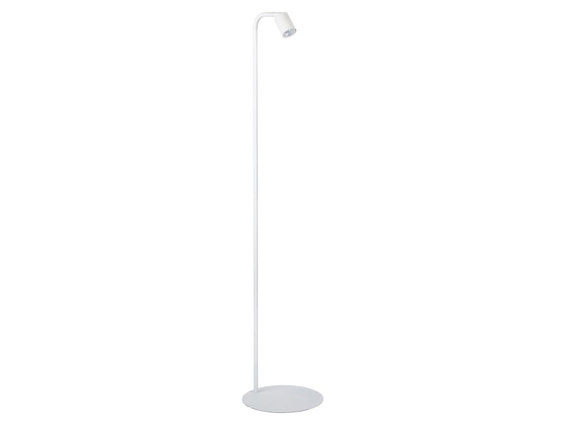 Lampa podłogowa Logan White metalowa biała