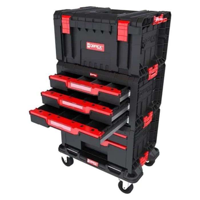 Caisse à outils mobile System PRO SET 2  - QBRICK Z258346PG003