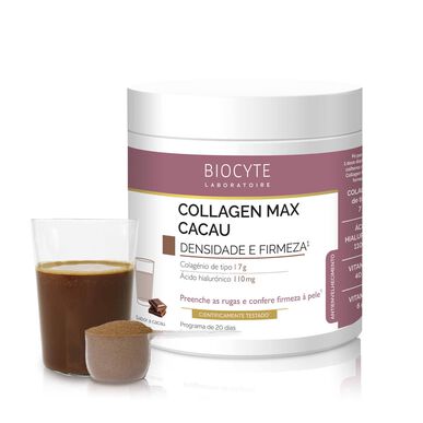 Biocyte-kollageenijauhe, kaakaon maku, Collagen Max, 260 g