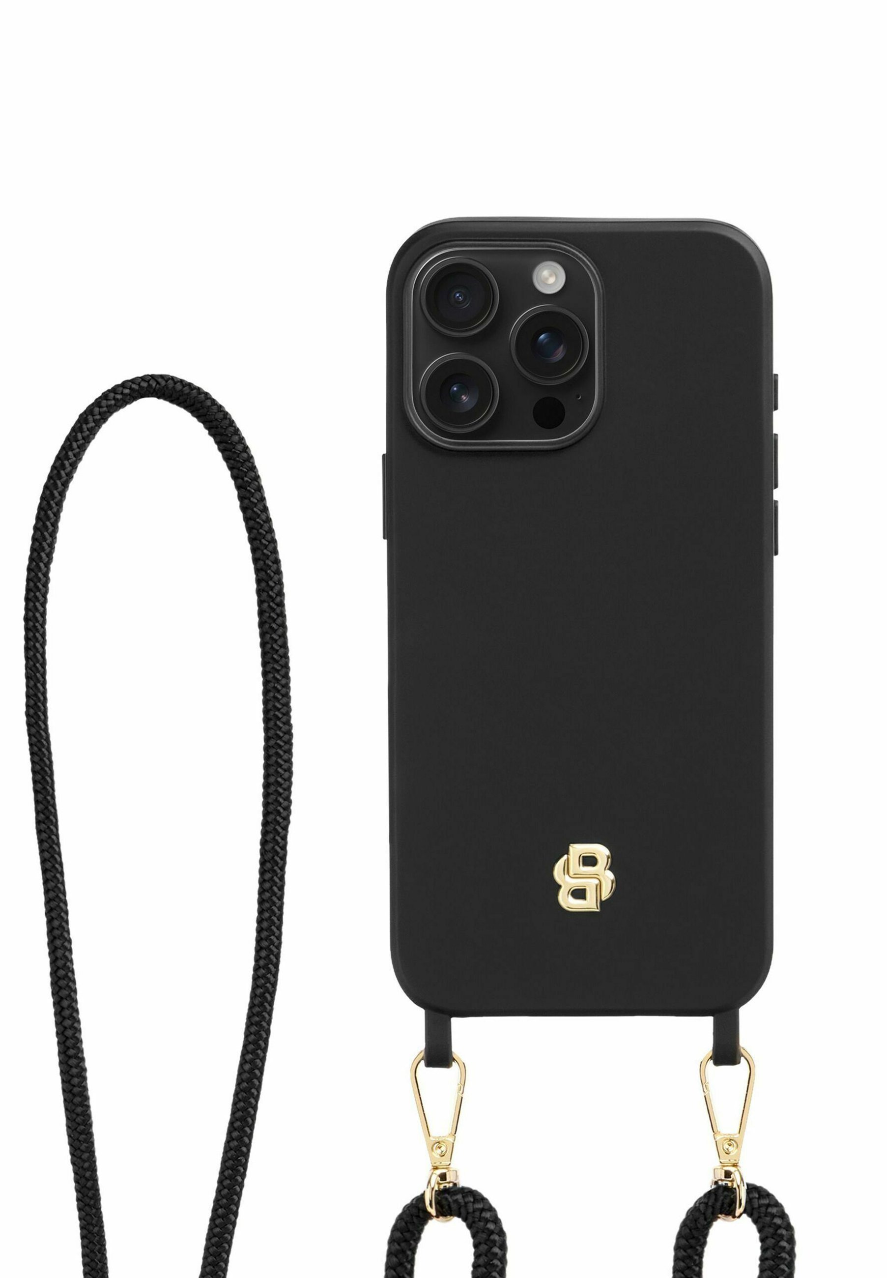 Coque BOSS DOUBLE pour iPhone 16 Pro Max - Noir/Or