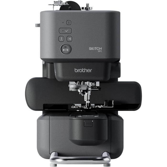 Automatische borduurmachine - Brother - Skitch PP1 - Grijs - Magnetisch borduurraam van 100x100 mm - Artspira app