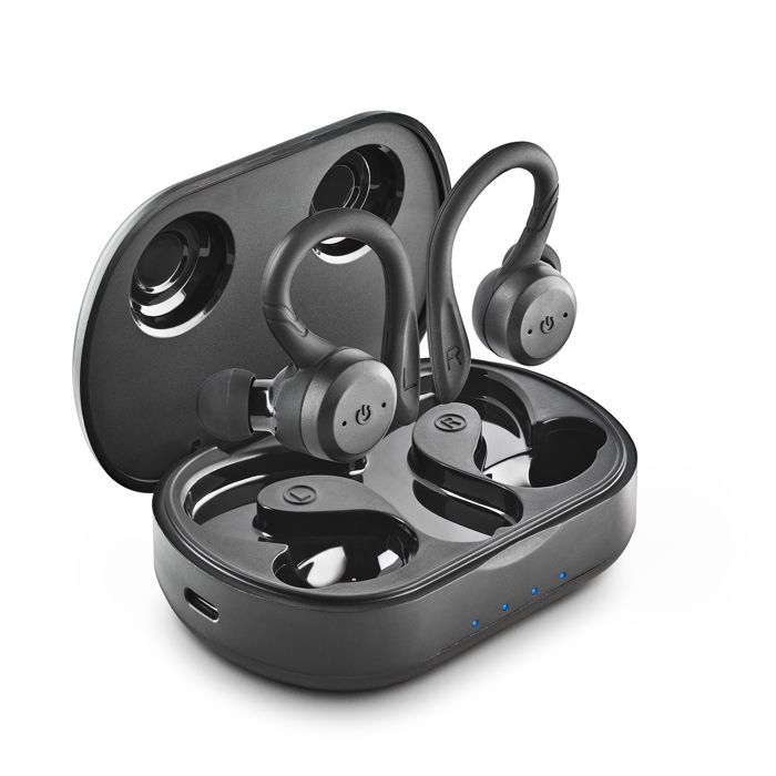 NGS ARTICA JOGGER TWS Sport-oordopjes, Bluetooth 5.3, IPX7, 3 oorhaakjes, 40 uur batterijduur. Ontworpen voor actie en comfort.