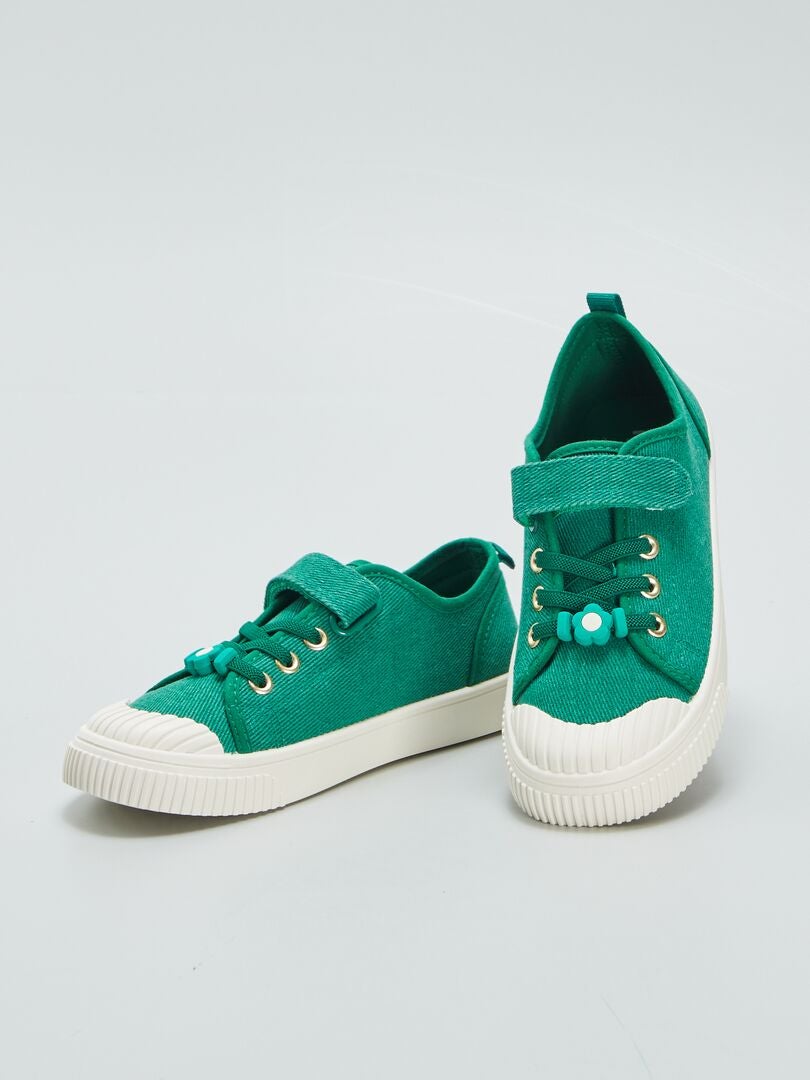 Canvas sneakers - GROEN