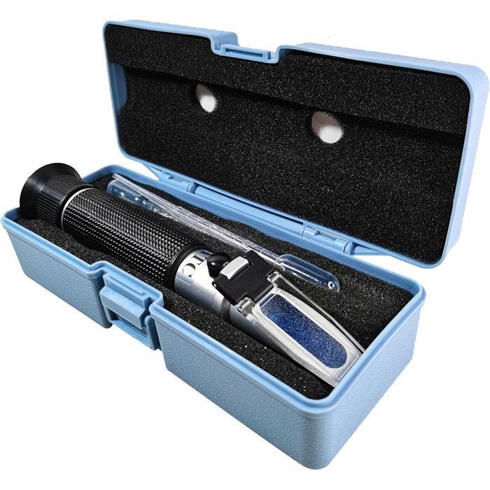 Refractometer - For Brix 0-32% and density 1.000-1.120 - For homebrewing