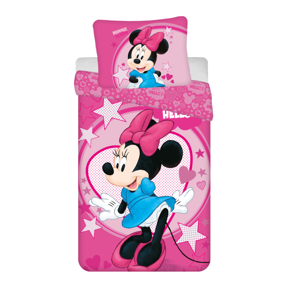 Pościel licencyjna Myszka Minnie 140x200 Jerry Fabrics