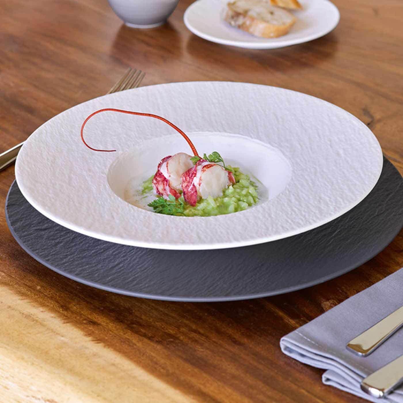 Sada nádobí Villeroy & Boch, sada talířů, 6dílná, výroba v EU, barva Rock blanc – 1 kus