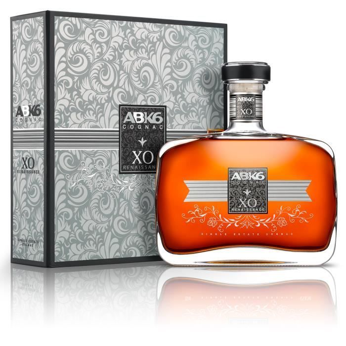 ABK6 Renaissance XO Cognac - 70 cl karaffel, 40 % ABV, individuell gaveeske