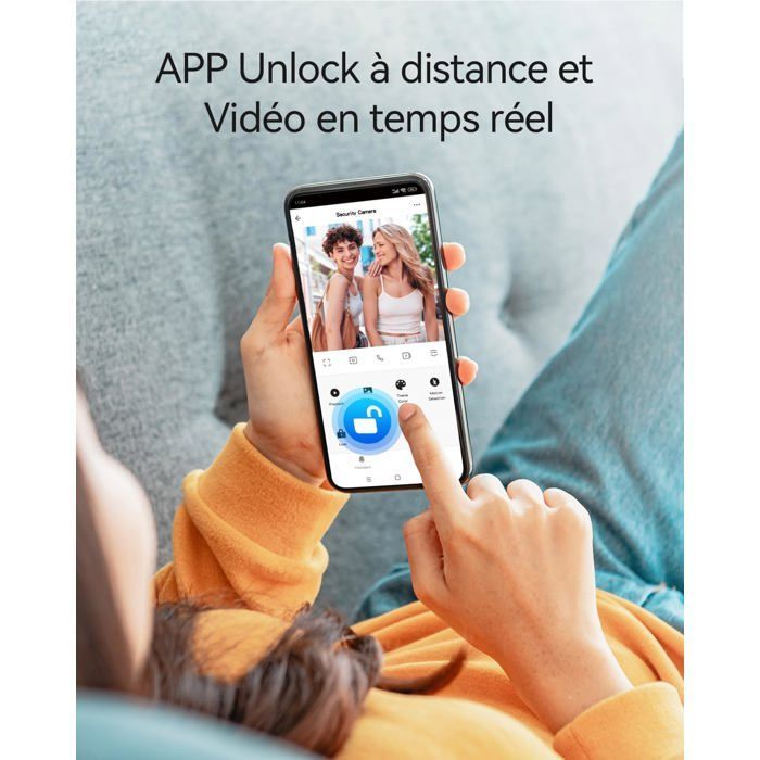 Videocitofono cablato a 2 fili con touchscreen da 7