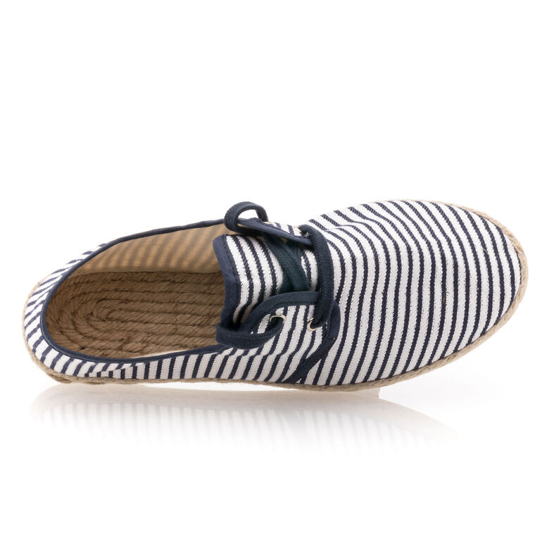 Blå espadriller med tausåler til dame