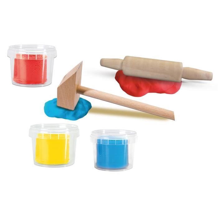 Pasta modellabile creativa SES con strumenti - 3 x 90 g