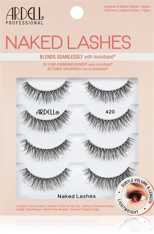 Pacote grande com vários cílios postiços Ardell Naked Lashes
