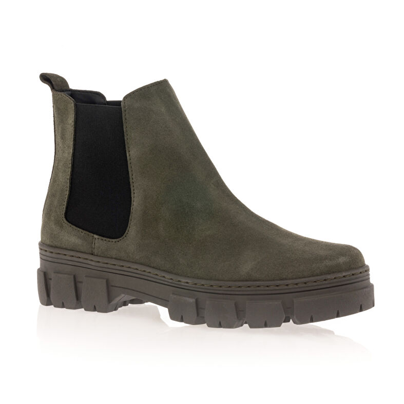 Groene dameslaarzen / enkellaarzen