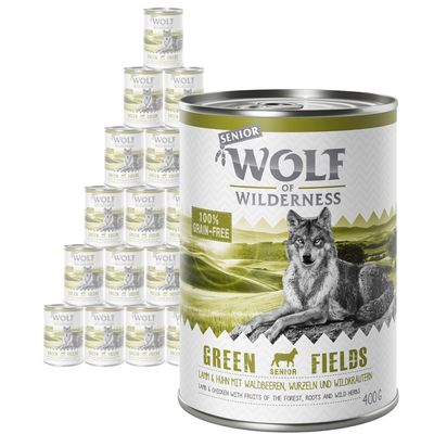 Wolf of Wilderness Senioren-Sparpaket 24 x 400 g