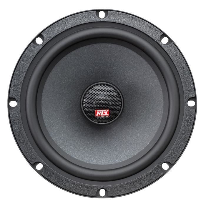 Altavoces coaxiales para coche MTX TX465C de 2 vías, 16,5 cm, 80 W RMS, con 4 conos de pulpa de celulosa.