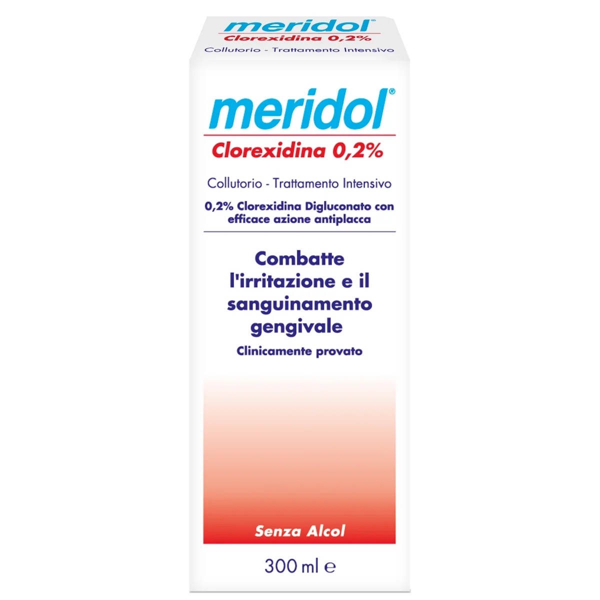 MERIDOL Mondspoeling met chloorhexidine 0,2% 300 ml Behandeling van tandvleesontsteking