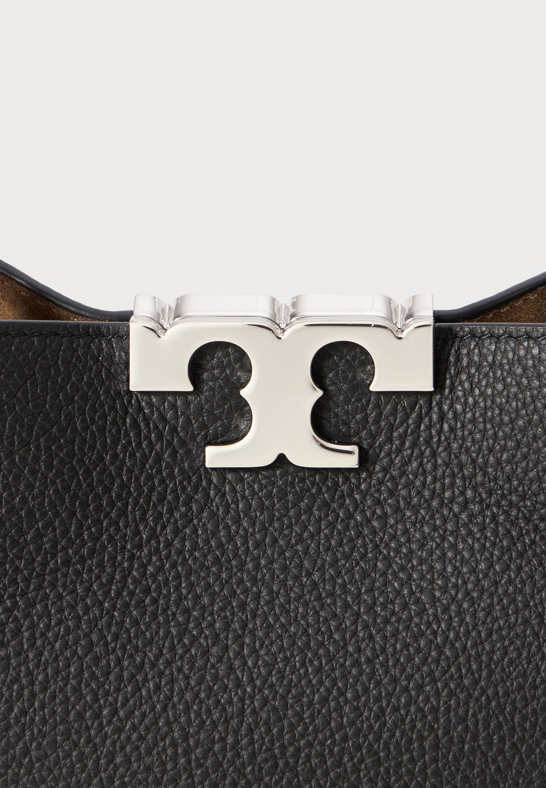 Tory Burch ELEANOR PEBBLED MINI SATCHEL - Crossbodytas - zwart