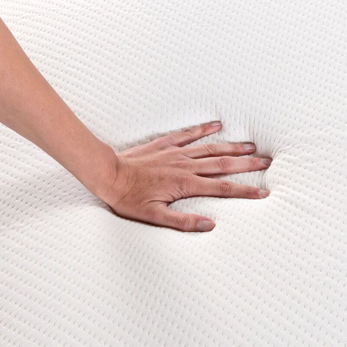 Viscoelastic Aloe Vera Mattress Topper - PIKOLIN HOME - 160x200 cm - White - Dermoprotective - Breathable - Washable Cover