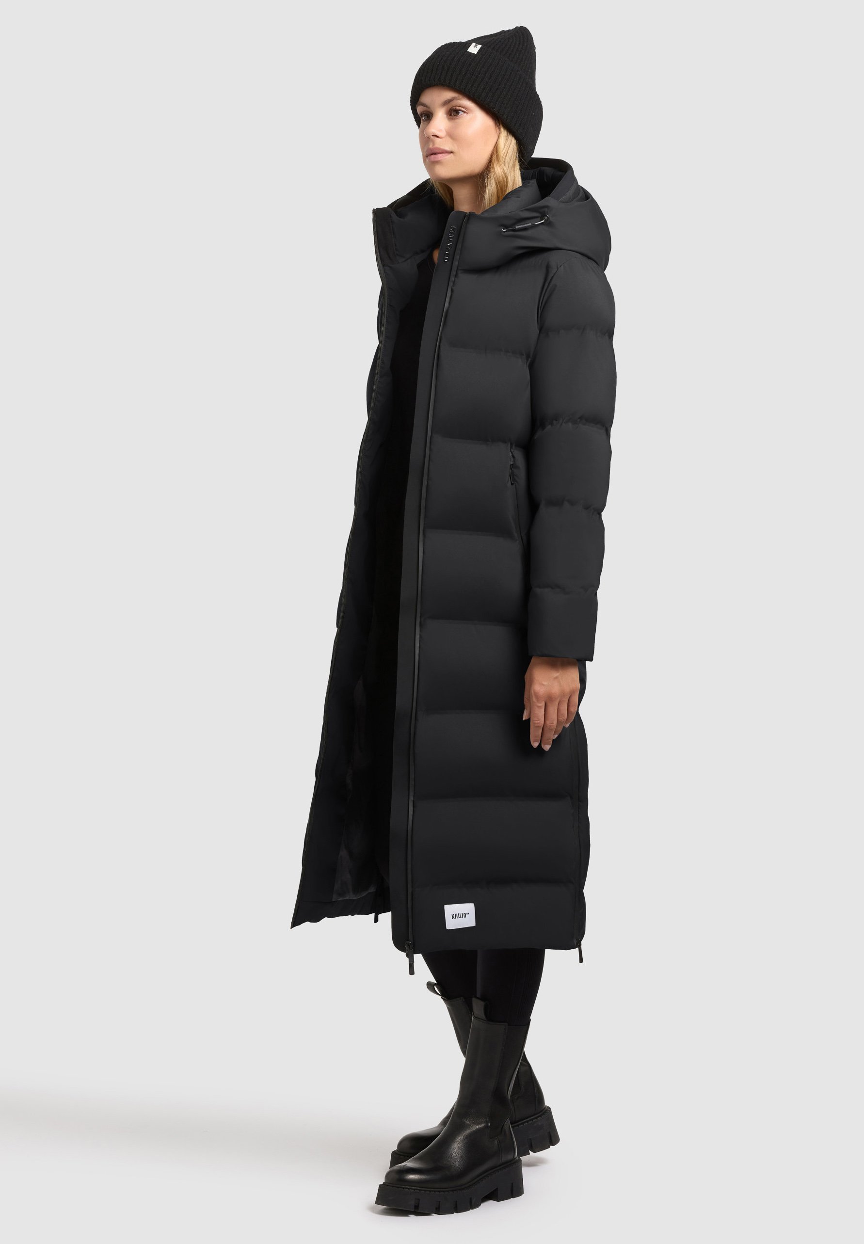 khujo LAREA - Cappotto invernale - nero