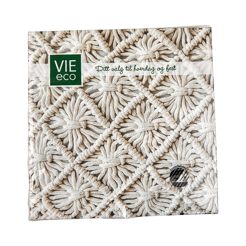 Vie Eco Servetten, verpakking van 20 stuks, 33x33 cm
