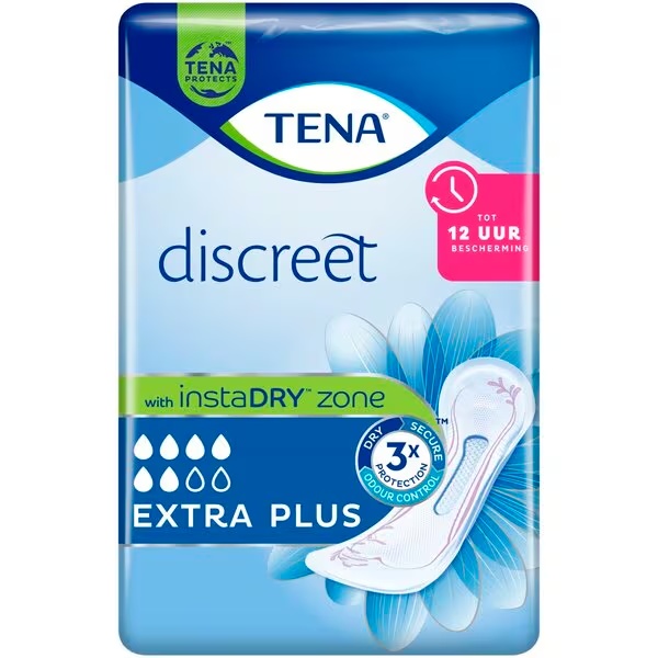„Tena Discreet Extra Plus“ šlapimo nelaikymo įklotai<br>Medicinos prietaisas – 8 vnt.