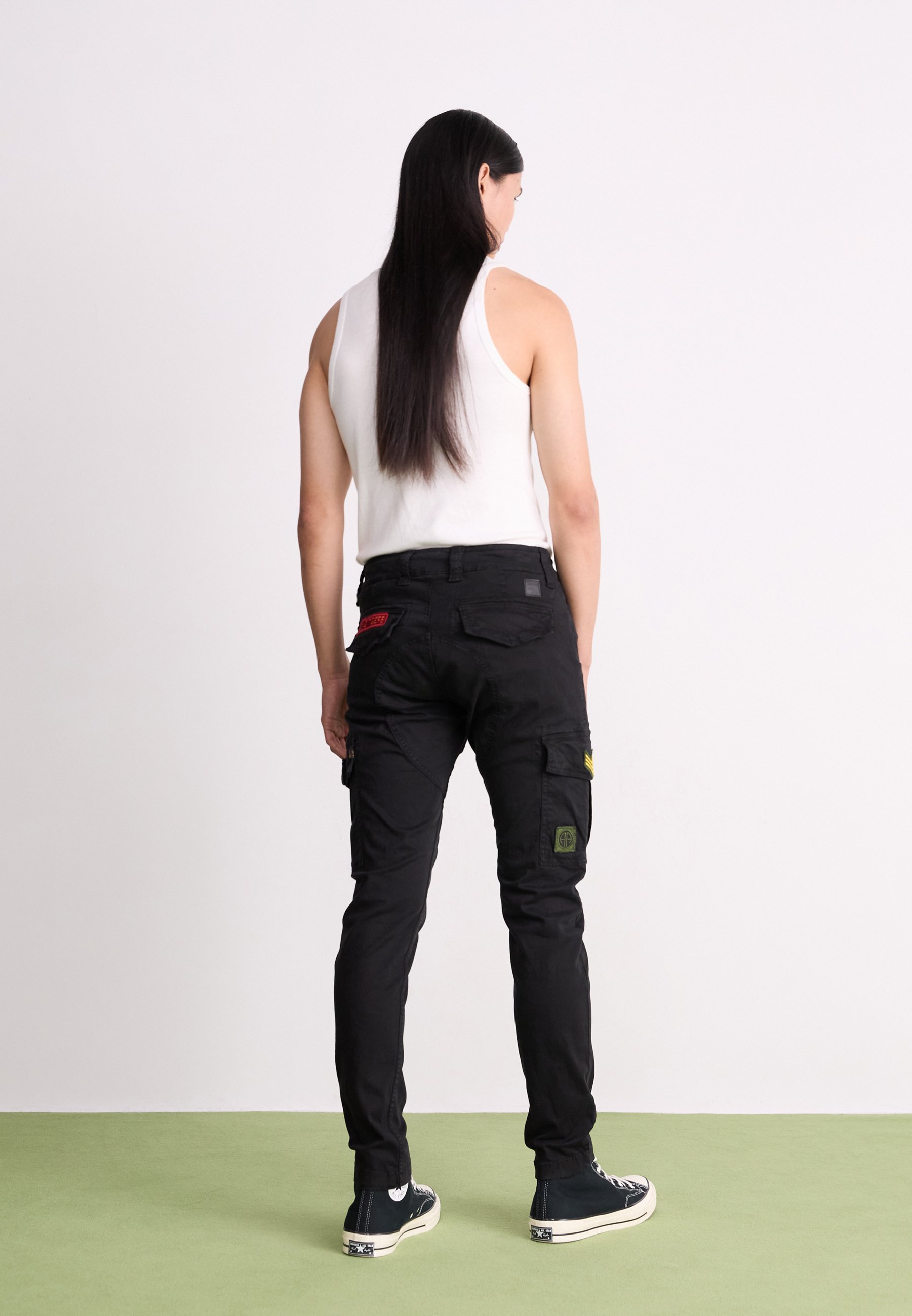 Pantalon cargo Alpha Industries PETROL PATCH - Noir