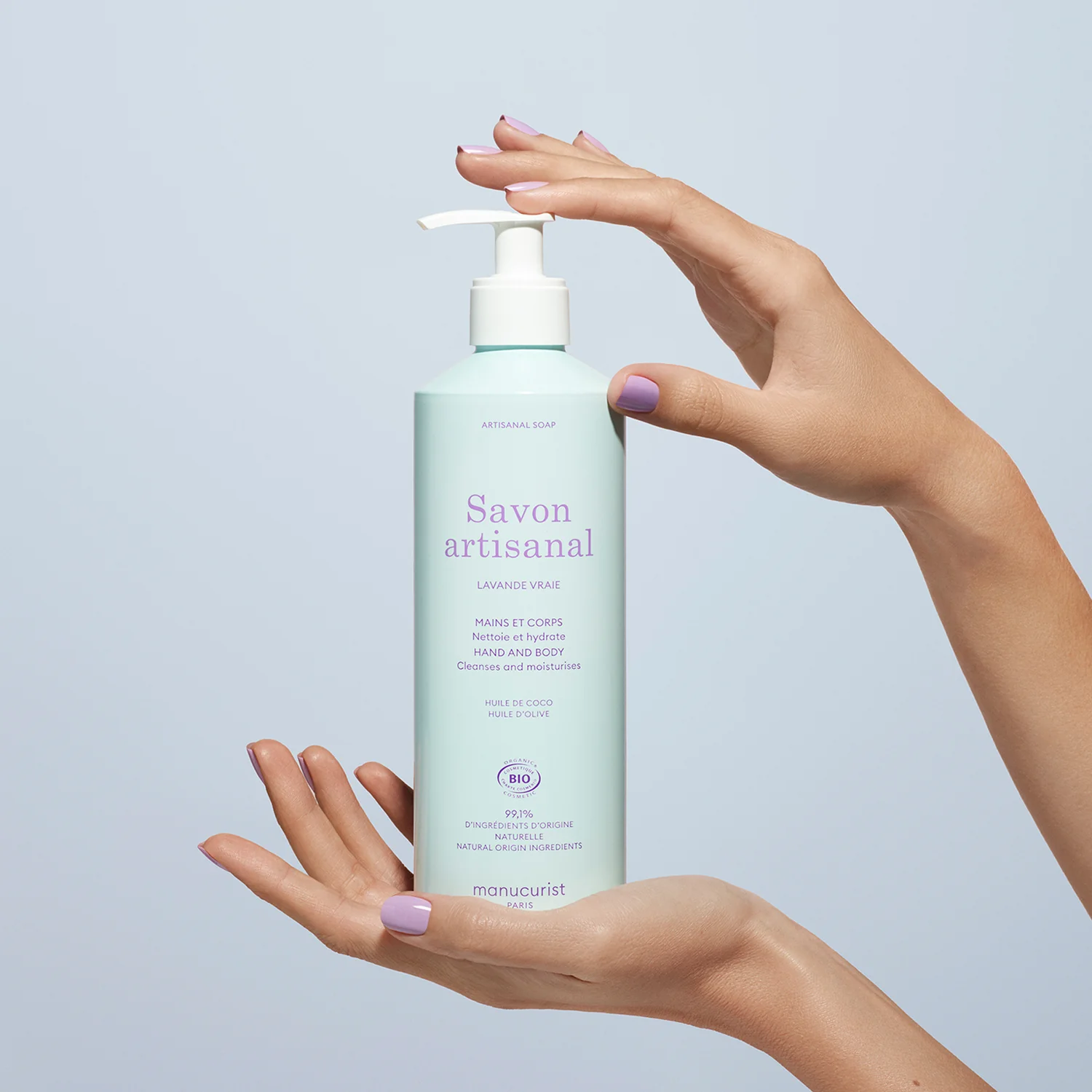 Soins - 500 ml Savon Artisanal Parfum Lavande Vraie - 500ml