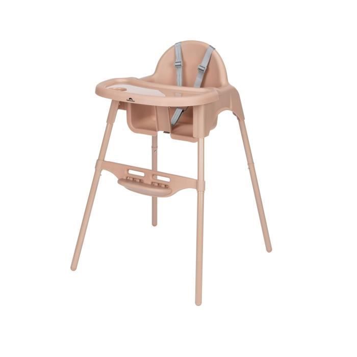 Cadeira alta 2 em 1 para bebês BEBECONFORT Meely, transforma-se em cadeirinha, de 6 meses a 3 anos (15 kg), cor nude