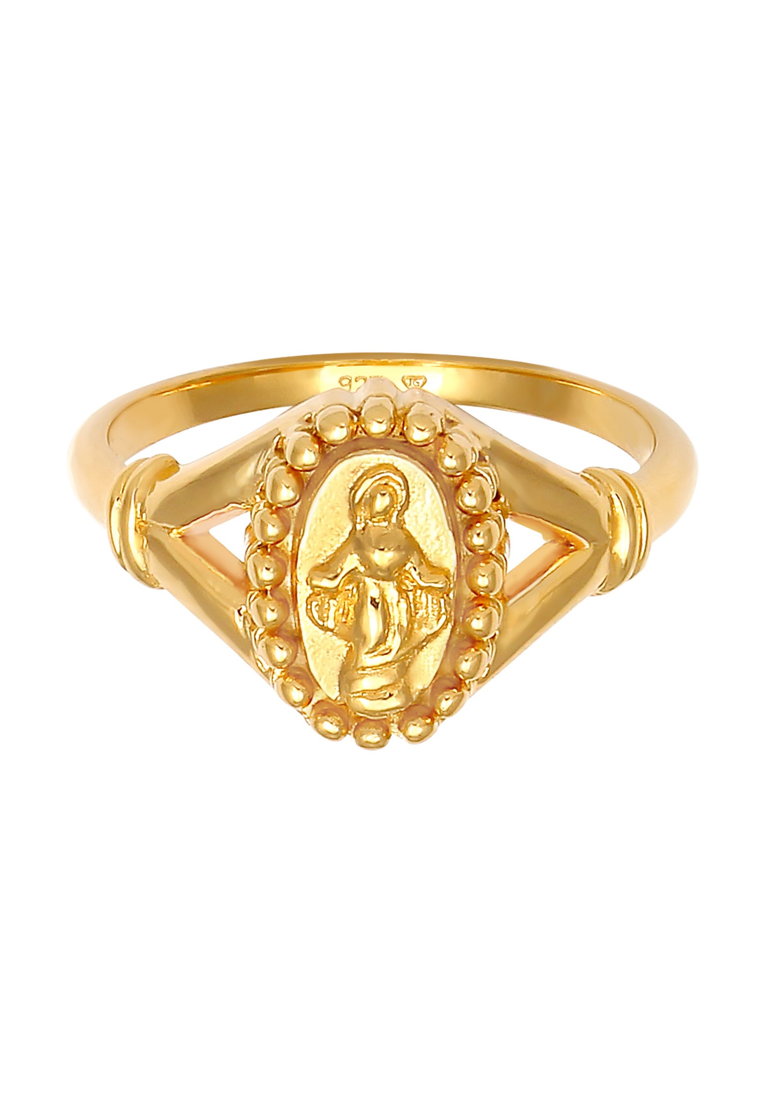 Elli L'image de la femme, symbole de la foi, tendance religieuse en argent sterling 925