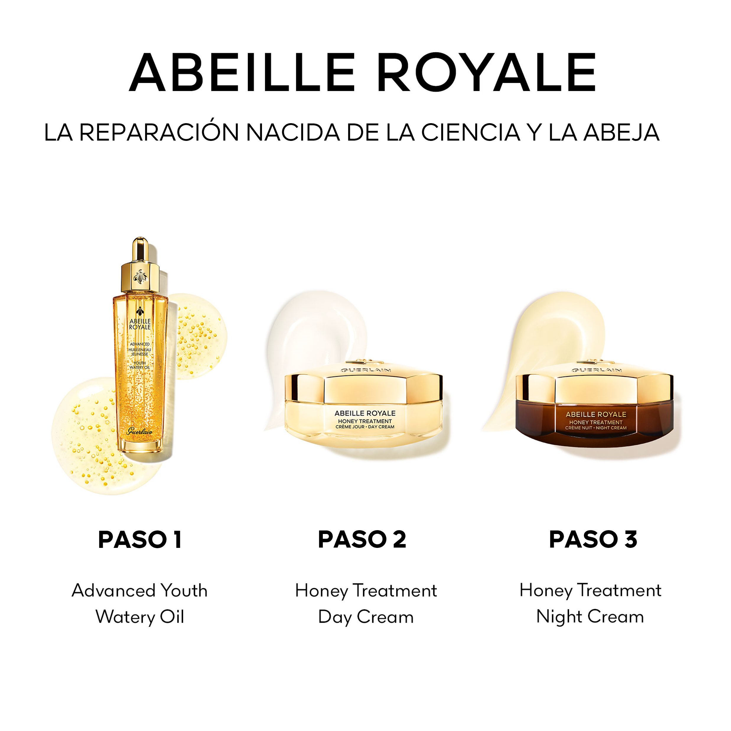 Abeille Royale pretnovecošanās programma ar medu, dienas un nakts krēms. Luksusa dāvanu komplekti.