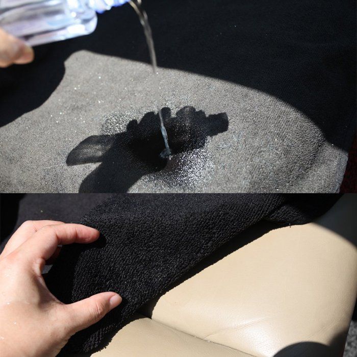 Funda para asiento de coche - Ajuste universal - Impermeable y antideslizante - Color negro