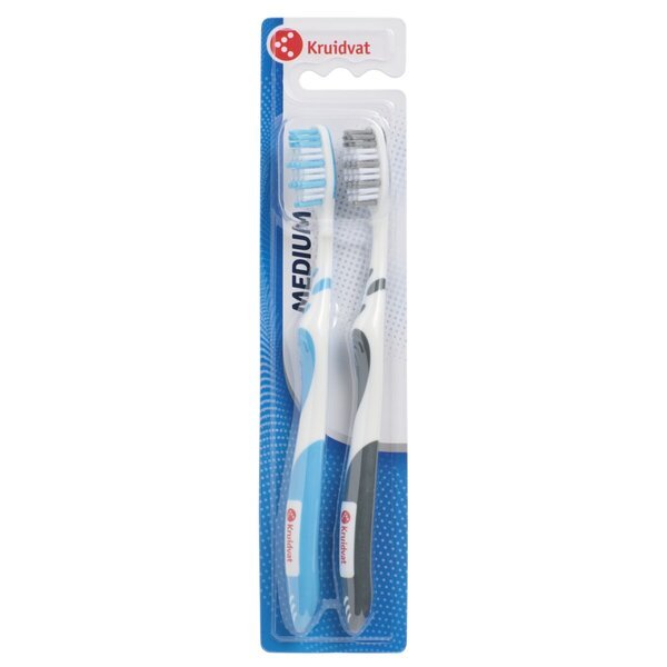 Kruidvat Regular Srednja četkica za zube<br>2 komada