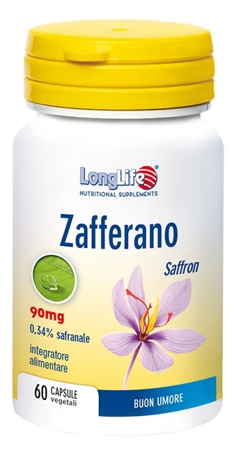 LONG LIFE Longlife Saffron 60 κάψουλες Βελτιωτικό διάθεσης