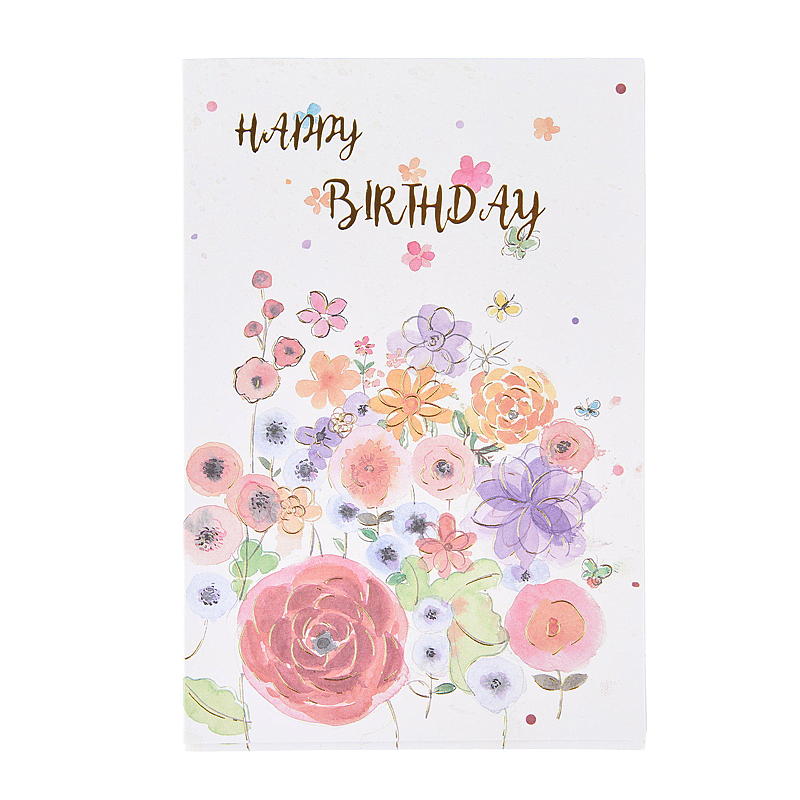 Gratulerer med dagen med blomsterkort
