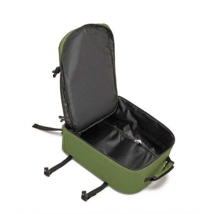 Kono Rejsetaske 40x20x25cm Ryanair Rygsæk 20L Håndbagage til Flyrejser Under Sædet til Kvinder og Mænd, Grøn