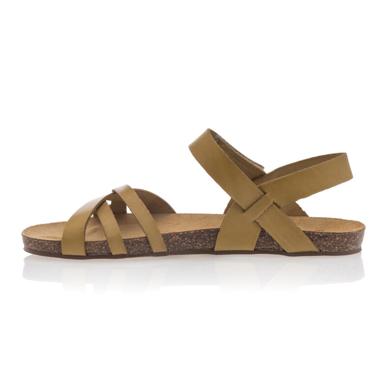 Sandalias amarillas para mujer / Zapatos de punta abierta