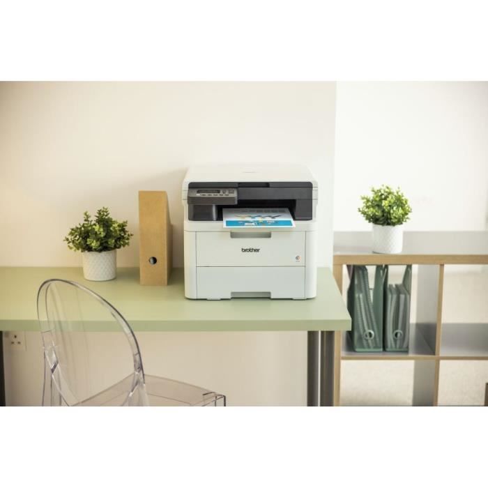 Multifunction printer - BROTHER - DCPL-3520CDWE - 3-in-1 - Color LED - Wi-Fi - Compact