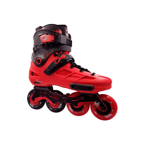 Patines En Línea Krf Frs Angel 4x80 New Frame Rojo/negro